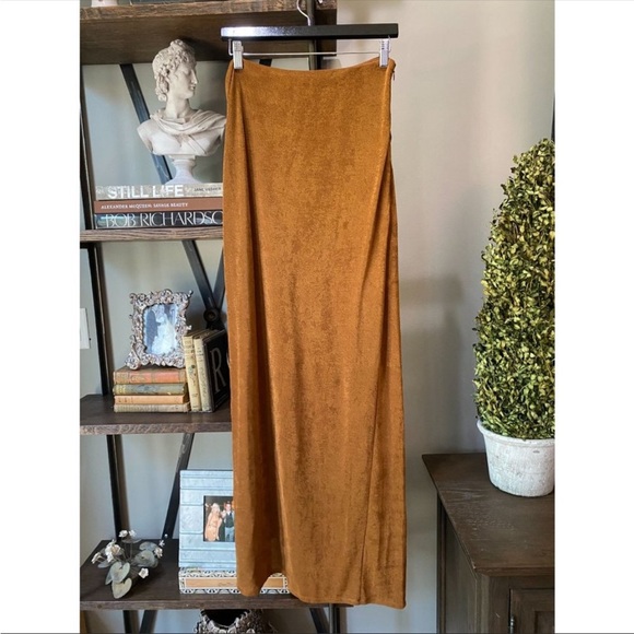 Lovers + Friends Helena Maxi Skirt Copper Women's Size Small - Picture 5 of 6